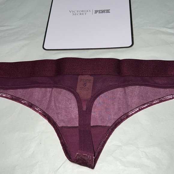 (L) UNISEX Victoria’s Secret Velvet THONG Underwear - Picture 4 of 11